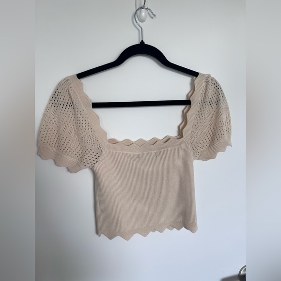 Haut crop top beige jamais porté - Picture 4 of 4